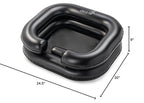 Circa Air Inflatable Hair Washing Basin for Bedridden, Portable Shampoo Bowl for Home, Mobile Hair Washing Station, Portable Sink for Washing Hair in Bed, Elderly Aid Hair Wash Tray, Loc Detox Tub