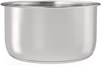 Goldlion Accessories for Ninja Foodi 6.5 Qt, Stainless Steel Inner Pot, 3 Packs Sealing Rings and Inner Pot Cover