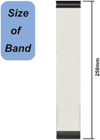 Emilydeals Bands for Whoop 4.0 - Replacement Nylon Knit Watch Strap Wristband with U-shaped Metal Frame Fitness & Activity Tracker Accessories