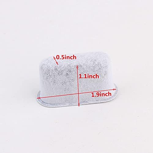 Replacement Parts Water Filter Holder with 3 Pack Charcoal Water Filters,Compatible with cuisinart Coffee Maker (white)
