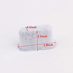 Replacement Parts Water Filter Holder with 3 Pack Charcoal Water Filters,Compatible with cuisinart Coffee Maker (white)