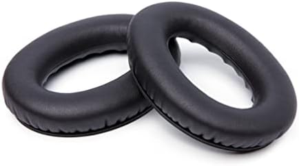 WC Wicked Cushions Premium Replacement Ear Pads for Bose Headphones - Compatible with QC15 / QC25 / QC35 & 35 ii / QC2 / AE2 / AE2i / AE2W / Soundlink - Softer Leather, Luxury Memory Foam | Black