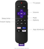 Roku Remote (Official Manufacturer Product) | TV Remote Control with TV Controls, Simple Setup, & Pre-Set App Shortcuts - Replacement Remote Compatible with Roku TV Models ONLY (Not Roku Players)