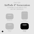 kate spade new york AirPods 4 Protective Case with Keychain Ring - That Sparkle Silver, Compatible with AirPods 4th Generation