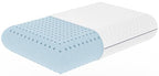 Vaverto Queen Size Gel Memory Foam Pillow - Ventilated, Orthopedic, Contoured Support, Cooling, Ideal for Side & Back Sleepers, with Viscose Made from Bamboo Cover - Essential for College Dorms