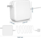Mac Book Air Charger, Replacement 45W T-Tip AC Power Adapter for Charging Mac Book Air 11-inch and 13-inch