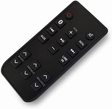 Replacement Remote Control RTS7010B for RCA Soundbar RTS7116S RTS7010BR6 RTW711WS RTS7010BGE6 RTS7131B RTS7113WS RTS739BWS