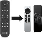 Function101 F101-ATVRM-BT Bluetooth Replacement Button Remote for Apple TV | BLE and Infrared Connectivity | 2 AAA Batteries Included