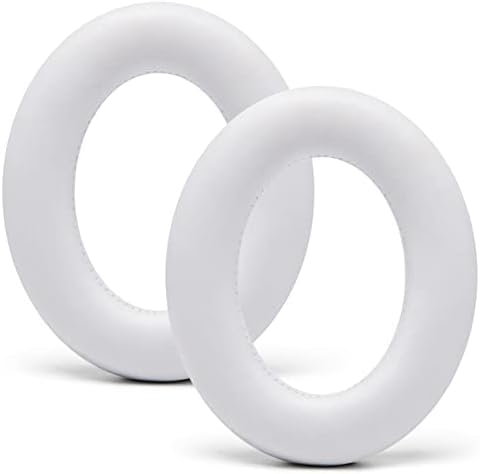 WC Wicked Cushions Upgraded Replacement Ear Pads for Bose 700 Noise Cancelling Headphones (NC700) - Softer PU Leather, Luxurious Memory Foam, Added Thickness, Extra Durable Ear Cushions | (White)