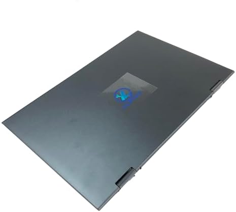 Replacement Laptop LCD Back Cover Top Case Rear Lid with Hinges for Dell Inspiron 5410 5415 7415 2-in-1 0GWRR6 GWRR6 Blue