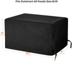 Stanbroil Outdoor Waterproof Gas Grill Cover Fits Cuisinart All Foods Gas Grill, Replacement for Cuisinart CGC-21, Black