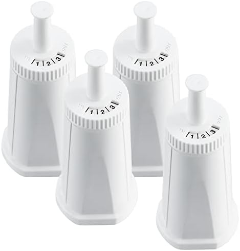 Replacement Filter for Breville Barista Express Barista Pro Barista Touch Oracle Touch Claro Swiss, 4 Pack Breville Espresso Machine Water Filter Compatible with Breville BES880 BES878 BES990 LUXRILIX
