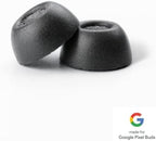 Comply Memory Foam Replacement Earbud Tips Designed for Google Pixel Buds Pro (1st Gen) | Ultimate Comfort, Secure Fit, Superior Noise Isolation | Black, Medium (3 Pairs)