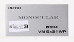 PENTAX Monocular VM 6x21 WP Easy to use with just one hand.Universal design that is ergonomically easy to operate. Bright and clear view with high contrast and excellent optical performance.Waterproof