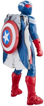Marvel Avengers Captain America: Brave New World Flight Mode Action Figure with Accessories, 9-Inch-Scale (22 cm) Super Hero Toys for Kids Ages 4+