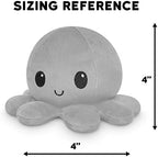 TeeTurtle - The Original Reversible Octopus Plushie - Day + Night - Cute Sensory Fidget Stuffed Animals That Show Your Mood