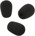 12 Pack Headset Microphone Windscreen Foam Cover Soft Comfortable and High-density Lapel Mic Covers Pop Filter Replacement Windshield for Headset Microphone