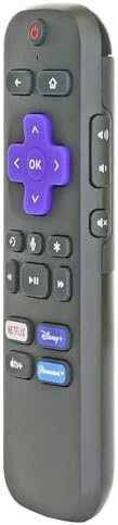 Replacement OEM RC-FA5 / RC-GZ1 Universal Streaming Stick Remote Control for Roku Stick RC-GZ1. with Voice. Works with HDMI Streaming Stick, Streaming Players, TVS. Replaces RC-GZ1. [RF]