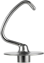 Stainless Steel Dough Hook Attachment for KitchenAid 4.5-5 Quart Tilt-Head Stand Mixer, K45DH Dough Hook Replacement for KSM90 and K45, Mixer Parts Accessories…