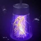 Bug Zapper Indoor/Outdoor,Rechargeable Mosquito Trap and Fly Killer Portable with USB,UV Attraction and Security Grid, Pest Attractant Lamp to Remove Insects, Mosquitoes, Files, Bugs, Gnats, Moths