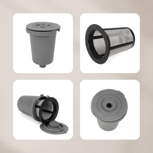2PCS Reusable Filter Cup for Cuisinart Coffee Maker Filter, Replacement Parts for Cuisinart SS-RFC Home Barista Single Serve Coffee Maker