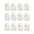 (12Pk) Mini Milk Jugs Plastic With Lid Quart Size Jugs Empty Milk Jugs, Use For Milk, Brews, Juice, Teas, Easy Grip Easy Pour Pitcher Elderly, Special Needs & Small Hands, Food Safe, Hdpe Squat 32 Oz