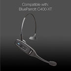 Ear Cushion Kit for Blue Parrott C400-XT Bluetooth Headset 204159 - Replacement Accessories - Ear Cushions, Microphone Foam Windscreens Covers by Global Teck