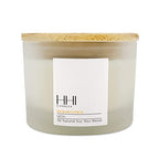 HHI Citrus Candle | A Blend of Lemon, Orange, Lime and Eucalyptus | Sicilian Citrus | All Natural Soy Candle | Large 12 Ounce Three Wick Candle | Long Burn time | Includes Bamboo Lid and Gift Box