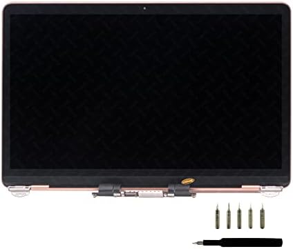 LCDOLED Replacement 13.3 inches 2560x1600 Full LCD Screen Complete Top Assembly for MacBook Air Retina 13" A1932 Late 2018 2019 EMC 3184 MRE82 MREA2 MVFH2 MVFJ2 (Rose Gold)