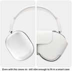 VICHYIE Case Cover for AirPods Max, Clear Soft TPU Case Anti-Scratch, Transparent Accessories Protector Cover for Airpods Max Headphones (Clear)