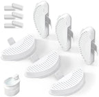 uahpet Official Water Fountain Filters Upgraded 6 Pack Replacement Filters & 12 Pack Replacement Filter Sponges for 67oz/2L Automatic Pet Fountain Cat Water Fountain Cat Water Dispenser