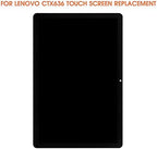 Screen Replacement for Lenovo Chromebook Duet X636 LCD Display CT-X636 CTX636 CT-X636F CT-X636N Digitizer Touch Screen Panel Full Assembly with Free Tools(Black,10.1 inch)