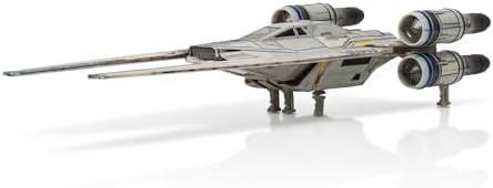 STAR WARS Micro Galaxy Squadron U-Wing Starfighter - 12-Inch Vehicle with Foldout Wings, Troop Bay, Sniper Gun, and Three 1-Inch Micro Figure Accessories