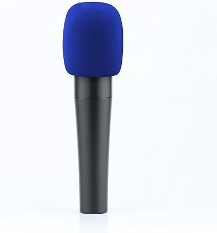 LEFXMOPHY SM57 Pop Filter for Shure SM57 / 545 / Beta SM57A Series Mics Replacement for A2WS Microphone Spongue Windscreen 3-Pack Blue Foam Cover