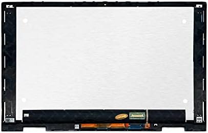 LCDOLED Replacement for HP Envy x360 15-ew 15t-ew 15-ew0013dx 15-ew0023dx 15-ew0797nr 15.6 inches FHD 1920x1080 IPS LCD Display Touch Screen Digitizer Assembly Bezel with Board Silver (Non-OELD)