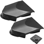 2Pcs Pour Spout Cover Replacement Compatible with Ninja Blender Lid 72oz, Replacement Lid Flap Spout Cover for Ninja Blender Pitcher Square Top, Black, Polycarbonate, BL660 BL740 BL770 BL780
