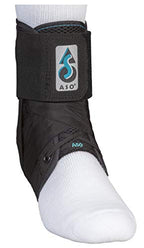 Med Spec 264011 ASO Ankle Stabilizer, Black, X-Small & United Ortho Short Air Cam Walker Fracture Boot, Small, Black