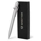 BASTION® Luxury Slim Bolt Action Pen, Lightweight Aluminum EDC Pen with Fine Tip, Professional Ballpoint Pen for School and Work - Purple