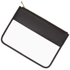 LETGO Clear Makeup Bag Pouch for Travel with Zipper,Clear Cosmetic Bag for Women Waterproof Snacks Bag Stadium Purse Toiletry Bag Bogg Bag Accessories (0-Black)