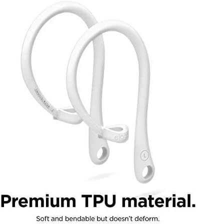 elago Ear Hooks Designed for AirPods Pro, 4 & 3 & 2 & 1, Earbuds Accessories, Anti-Slip, Ergonomic Design, Comfortable Fit [US Patent Registered]