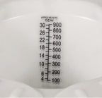 Graduated Specimen Collector Pans [Pack of 1] Toilet Nursing Hat for Urine, Vomit & Stool Collection Fits Over Toilets and Commodes - 30 oz for Women and Elderly