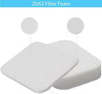 for Shark ZU62 ZU60 Navigator Zero-M Self-Cleaning Brushroll Pet Pro Upright Vacuum Replacement Filter Compare ZU62C NV150 NV151 NV251 NV255 Part 1238FT60 1239FT60,2 Filter 6 Foam 6 Felt Kit
