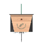Carpenter Bee Traps for Outside - Carpenter Bee Trap, Turbo Trap 2.0 W/Bee Vault Wood Bee Traps - Carpenter Bee Traps for Outdoors Hanging - Bee Catchers for Outside (Black, 2 Pack)