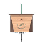 Carpenter Bee Traps for Outside - Carpenter Bee Trap, Turbo Trap 2.0 W/Bee Vault Wood Bee Traps - Carpenter Bee Traps for Outdoors Hanging - Bee Catchers for Outside (Brown, 1 Pack)