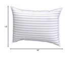 Utopia Bedding Toddler Pillow (White, 2 Pack), 13x18 Pillows for Sleeping, Soft and Breathable Cotton Blend Shell, Small Kids Pillow Perfect for Toddler Bed and Travel (Intended for Age 2 and up)