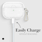 kate spade new york AirPods 4 Protective Case with Keychain Ring - That Sparkle Silver, Compatible with AirPods 4th Generation
