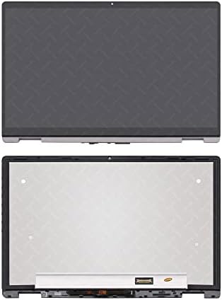 LCDOLED Replacement for HP Chromebook x360 14c-cc0013dx 14c-cc0047nr M47349-001 14c-cc 14c-cc0000 14c-cc0xxx 14.0 inches FHD 1920x1080 IPS LCD Display Touch Screen Digitizer Assembly Bezel with Board