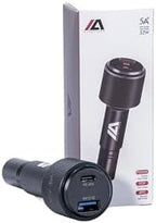 AlveyTech XLR Dual Port Charger Adapter with USB-A & USB-C - for Charging Cell Phone and Accessories on Electric Mobility Scooter, Power Chair, Wheelchair, Recreational Bikes, & Scooters