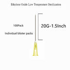 SHAOTONG Luer Lock Accessories-100Pcs (20G-Long 1.5In)