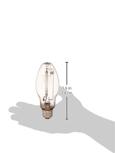 Satco S3128 2100K 100-Watt Clear Medium Base ED17 High Pressure Sodium Lamp